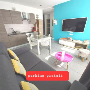 Gîte le rietz 42m2 au r d c grand parking 250 gratuit face au logement